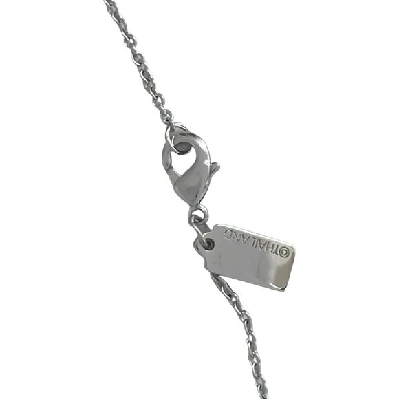 Auth COACH - Silver Gray Hardware Rhinestones Necklace - Picture 4 of 4